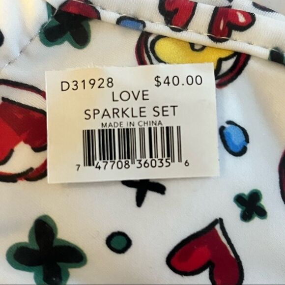 Brighton Tom Clancy Love Sparkle Set Mask Sanitizer Gloves Bag - Picture 3 of 4